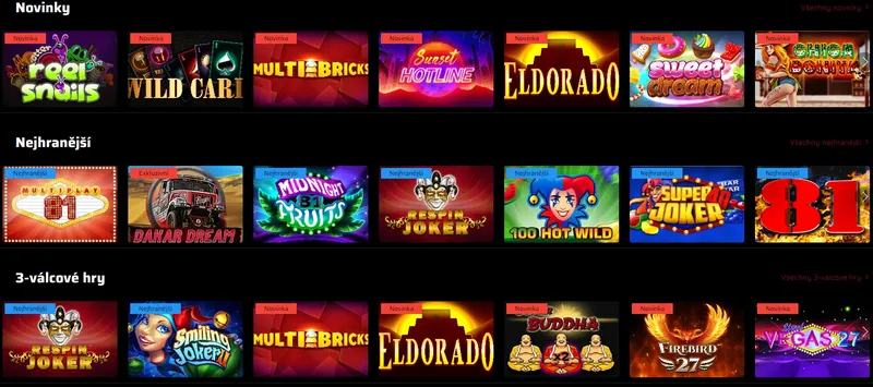 69GAMES Casino Výherní automaty online